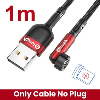 Cabo Magnético Elough 540 3A — Micro USB e Tipo C Carregamento Rápido — imagem 1 de 11