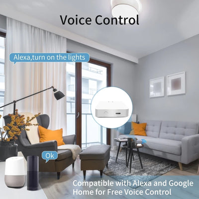 Hub Gateway HIMOJO Tuya Bluetooth ou Multimodo Zigbee — imagem 1 de 8