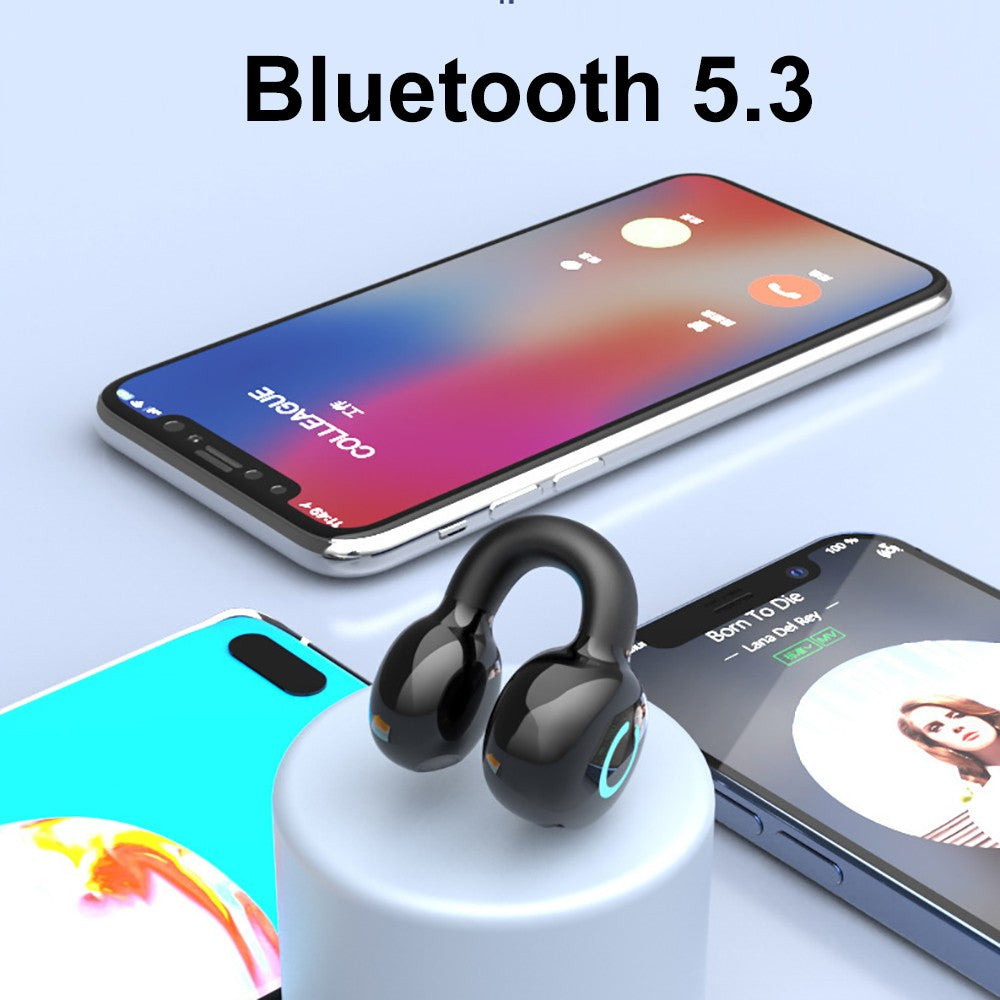 Bluetooth 5.3 fone de ouvido clipe fones tws sem fio fone alta fidelidade estére