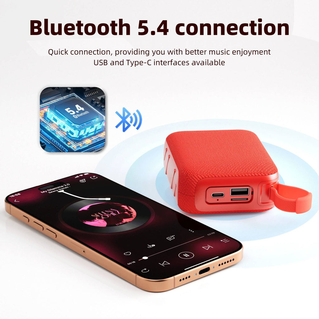 Caixa de Som WJOY Go 4 5W Bluetooth 5.4 com Opções de 1 ou 2 Unidades