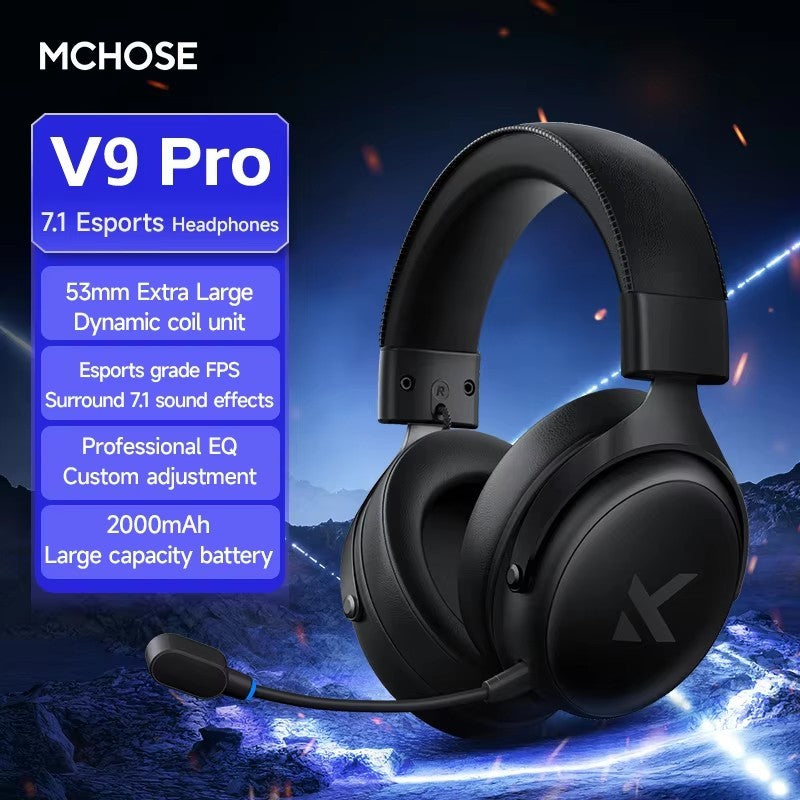 Headset Gamer MCHOSE V9 Pro 2 Sem Fio com Microfone — imagem 14 de 22