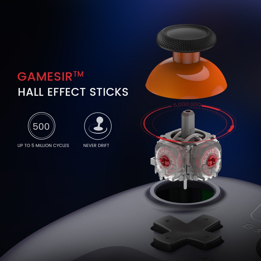 Controle GameSir Nova Lite Multimodo com Joysticks Hall — imagem 6 de 45