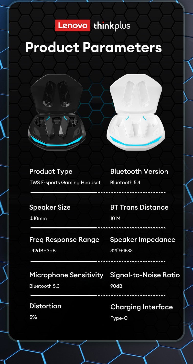 Fone Bluetooth Lenovo GM2 Pro e GM2 Plus TWS — imagem 6 de 15