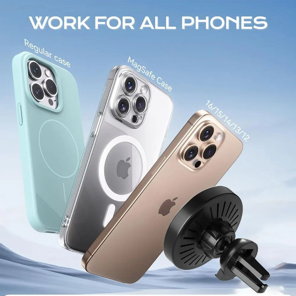 Carregador Veicular Magnético VIKEFON até 15W com Opções Com e Sem Cabo — imagem 1 de 11