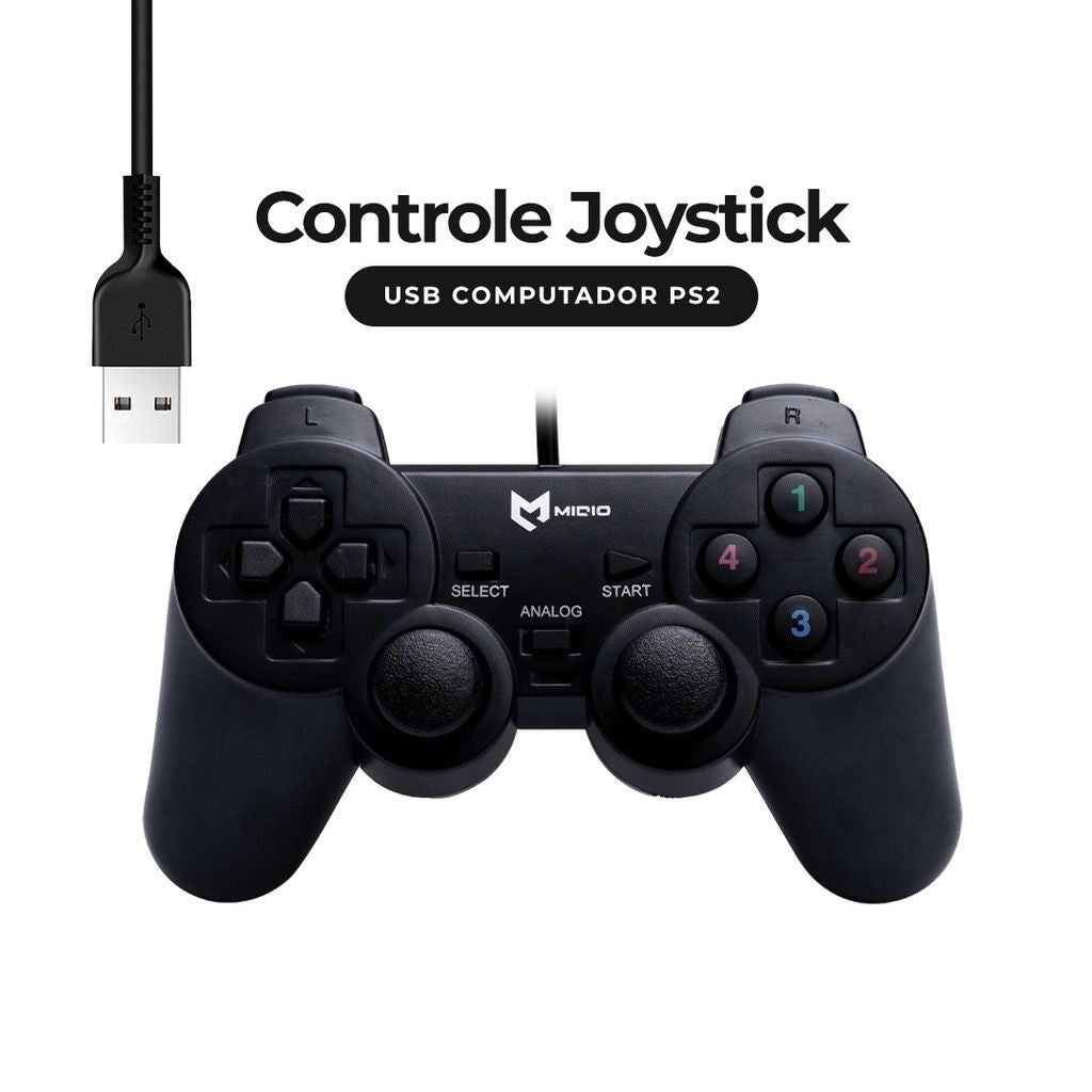 Controle Joystick USB para PC e Console — Precisão Gamer — Hive