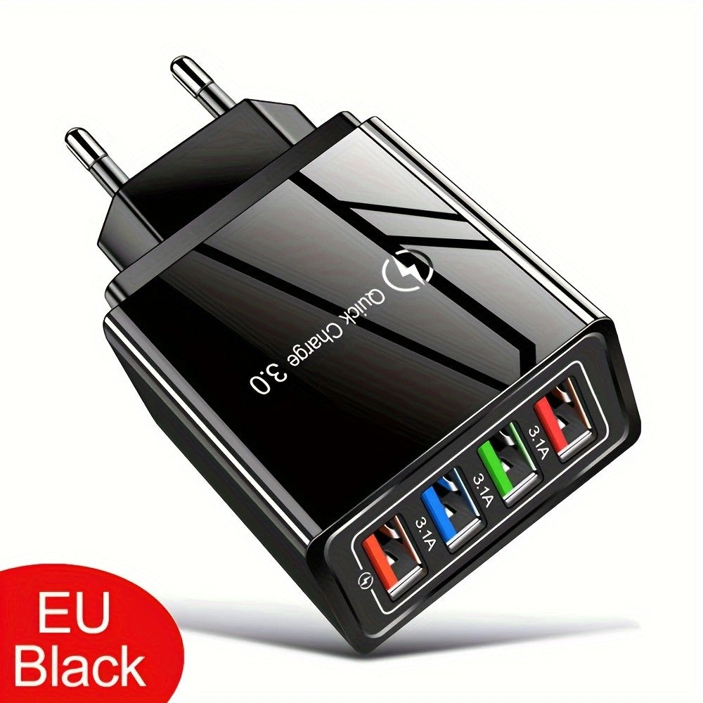 Carregador USB 4 Portas Quick Charge 3.0 — 20W com Carga Rápida — imagem 2 de 8