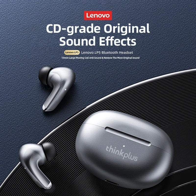 Fone Bluetooth Lenovo LP5 HiFi — Qualidade de Som Superior — Hive