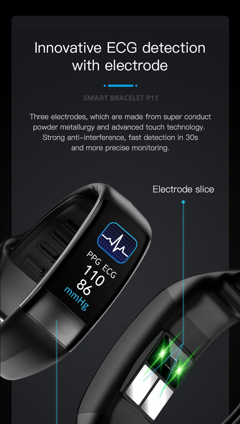 Smartband EFFEOKKI com Monitor ECG e PPG — imagem 9 de 19