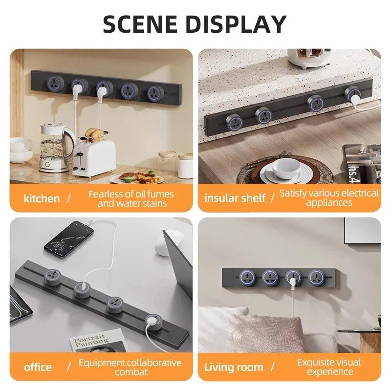 Tomada de Trilho Universal Modular de Parede com Interruptor — imagem 8 de 34