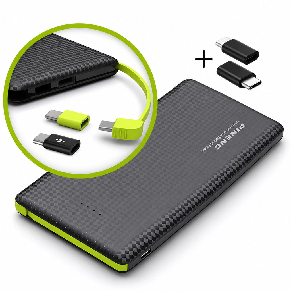 Power Bank 5000mAh ou 10000mAh com Cabo Micro USB Integrado — imagem 4 de 7