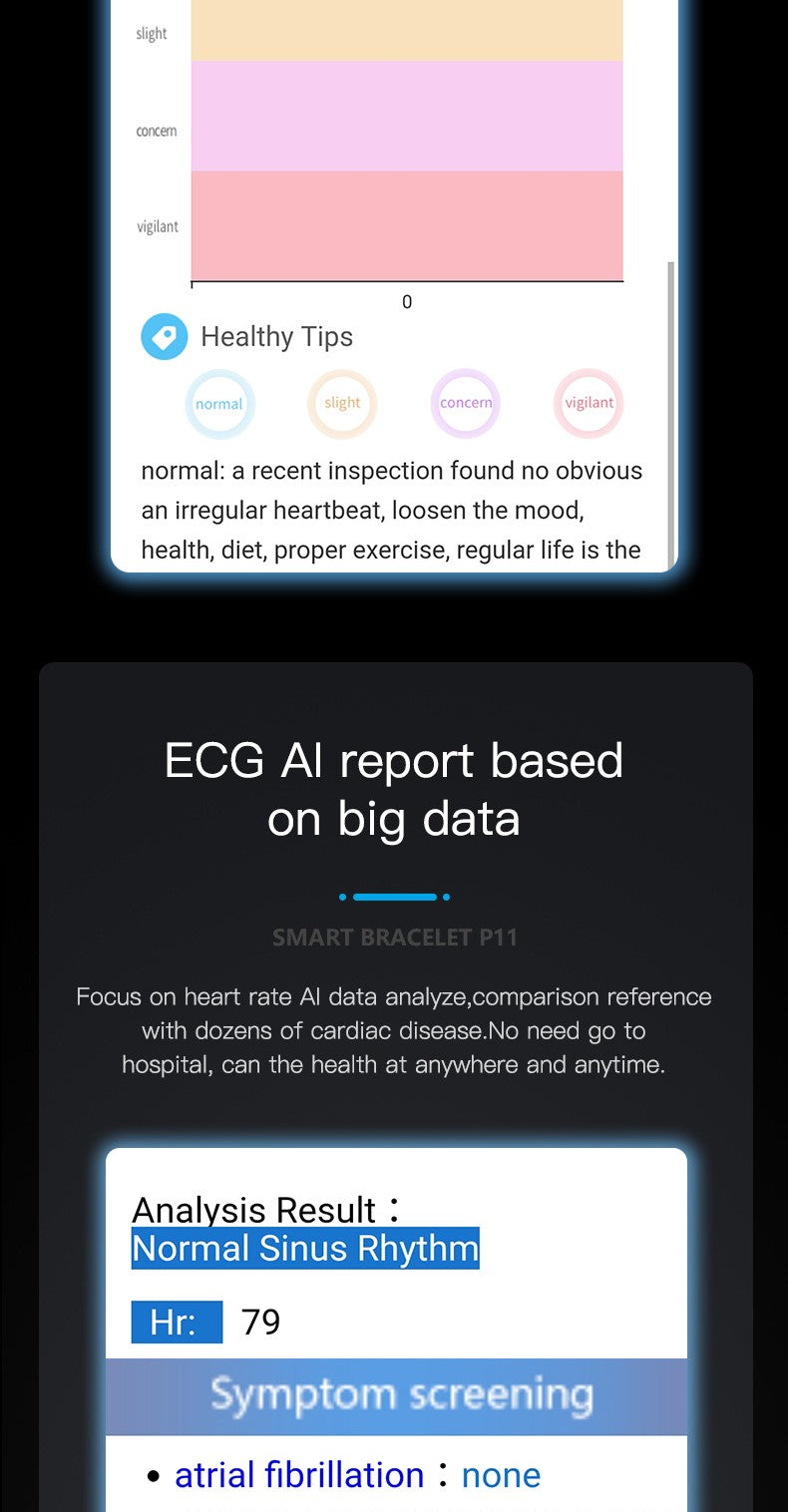 Smartband EFFEOKKI com Monitor ECG e PPG — imagem 17 de 19