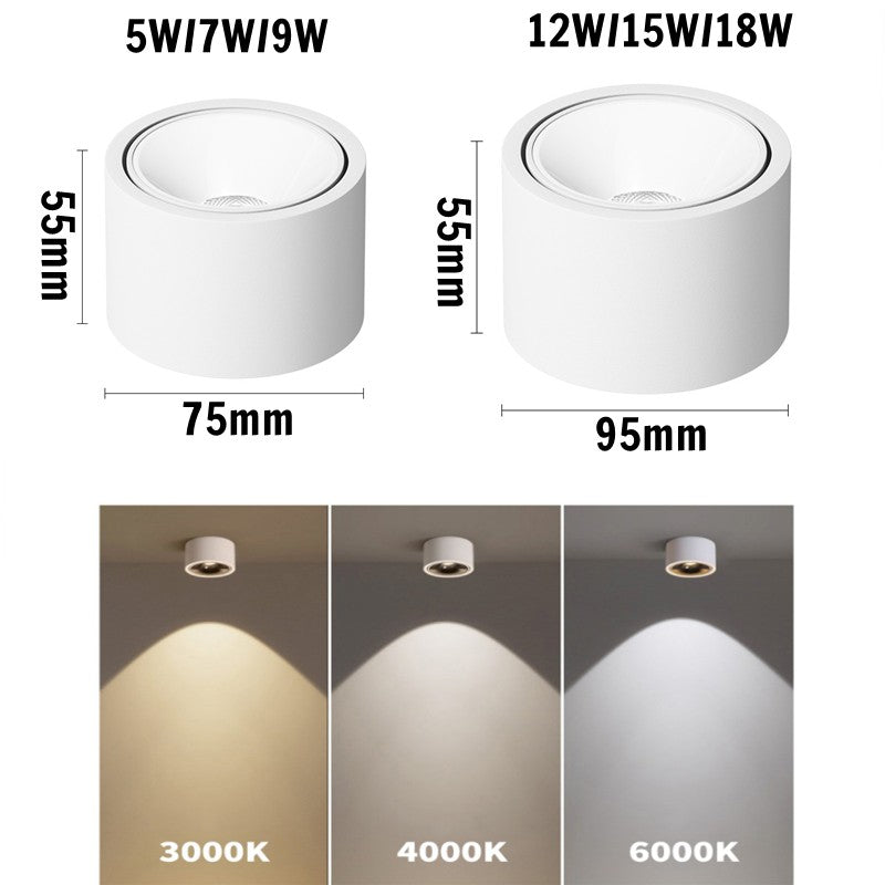Spot LED de Sobrepor MIVM COB 5W a 18W — imagem 5 de 17