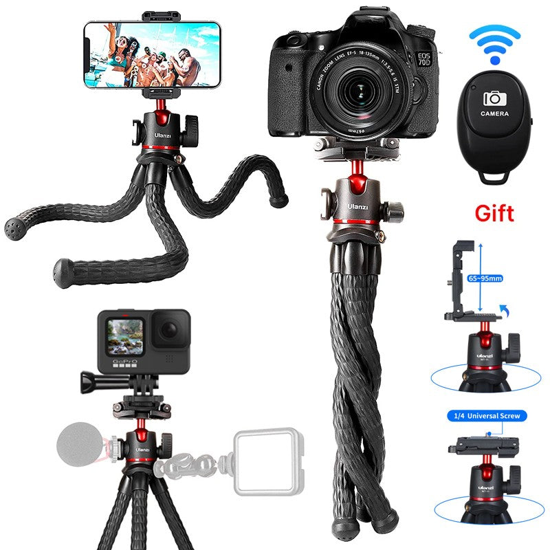 Mini Tripé Flexível Ulanzi MT-11 — GoPro, Smartphone e DSLR