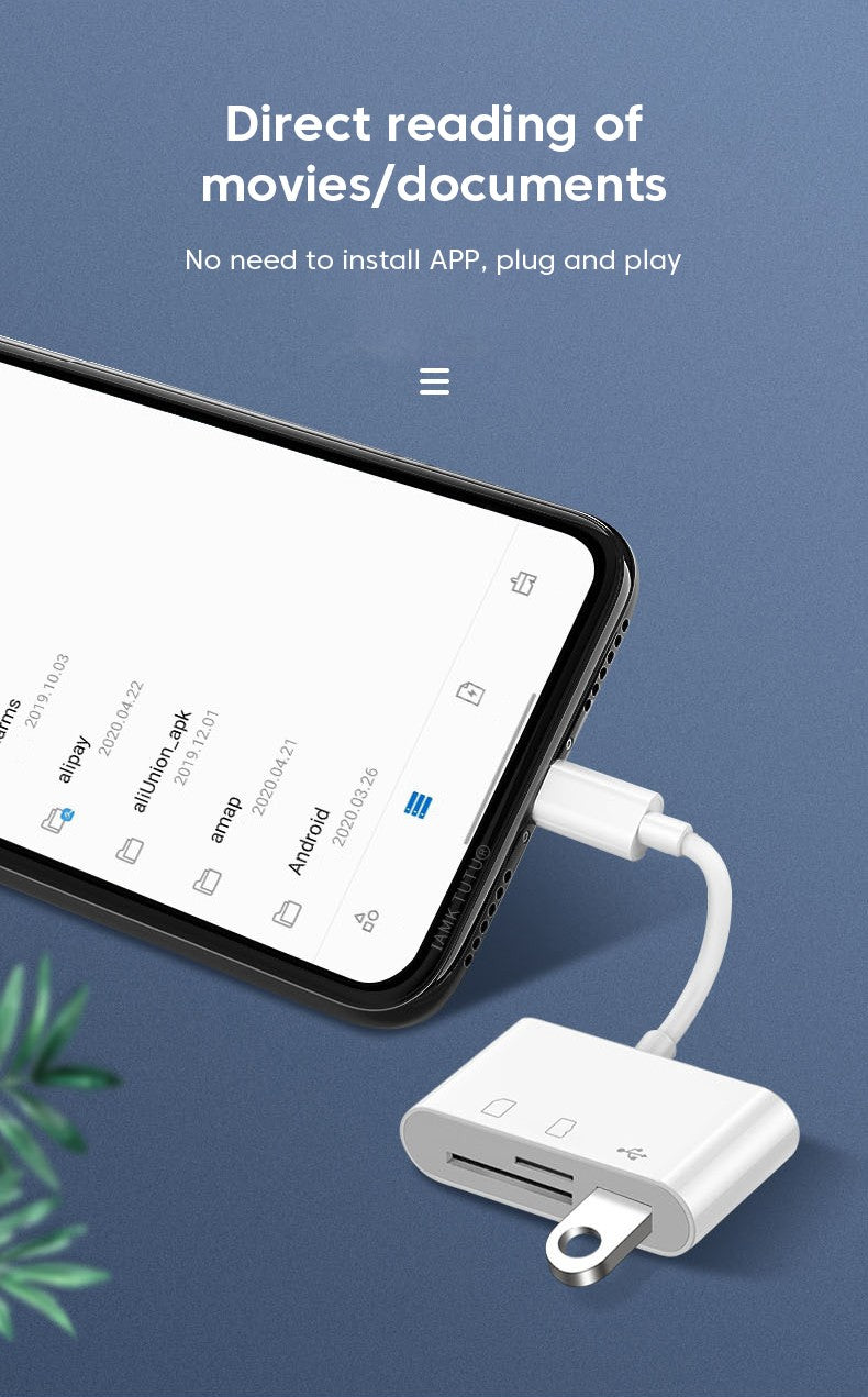 Leitor de Cartão USB-C OLAF para SD e MicroSD/TF — imagem 6 de 7