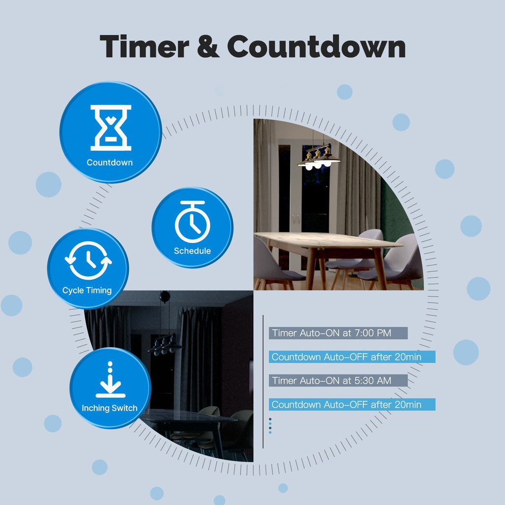Interruptor Inteligente Wi-Fi MOES Matter — Casa Inteligente — Hive