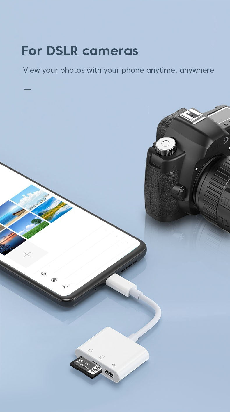 Leitor de Cartão USB-C OLAF para SD e MicroSD/TF — imagem 5 de 7