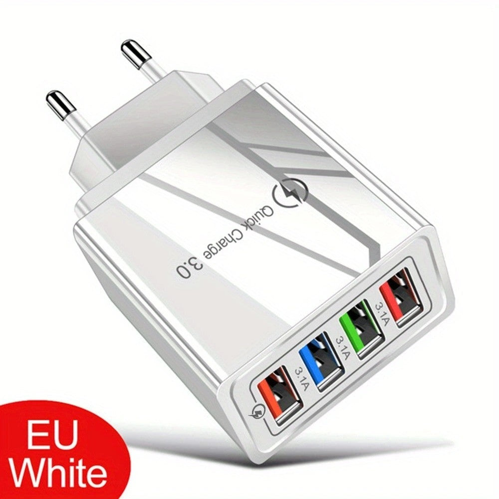 Carregador USB 4 Portas Quick Charge 3.0 — 20W com Carga Rápida — imagem 5 de 8