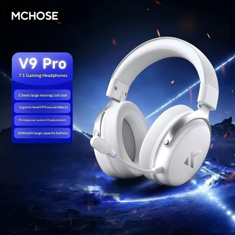 Headset Gamer MCHOSE V9 Pro 2 Sem Fio com Microfone — imagem 20 de 22