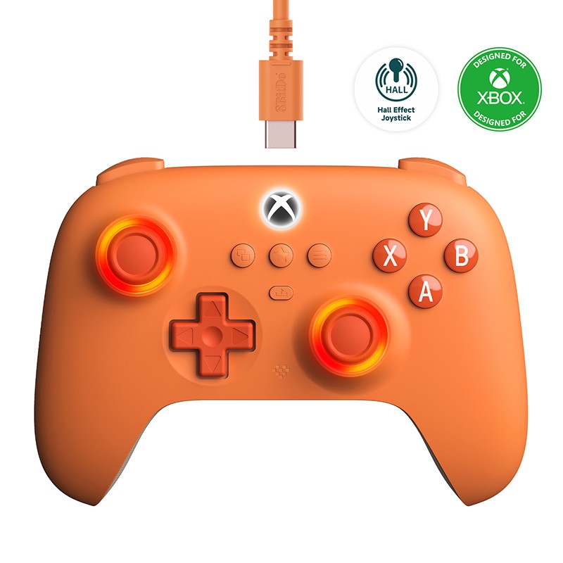 Controle 8BitDo Ultimate C com Fio para Xbox e PC com Hall e RGB — imagem 10 de 13