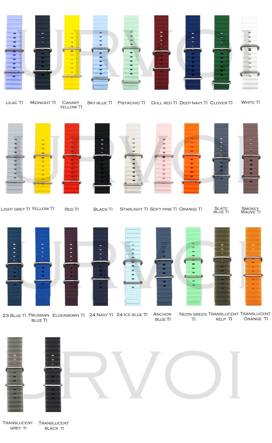 Pulseira URVOI Ocean de Silicone para Apple Watch — imagem 55 de 55
