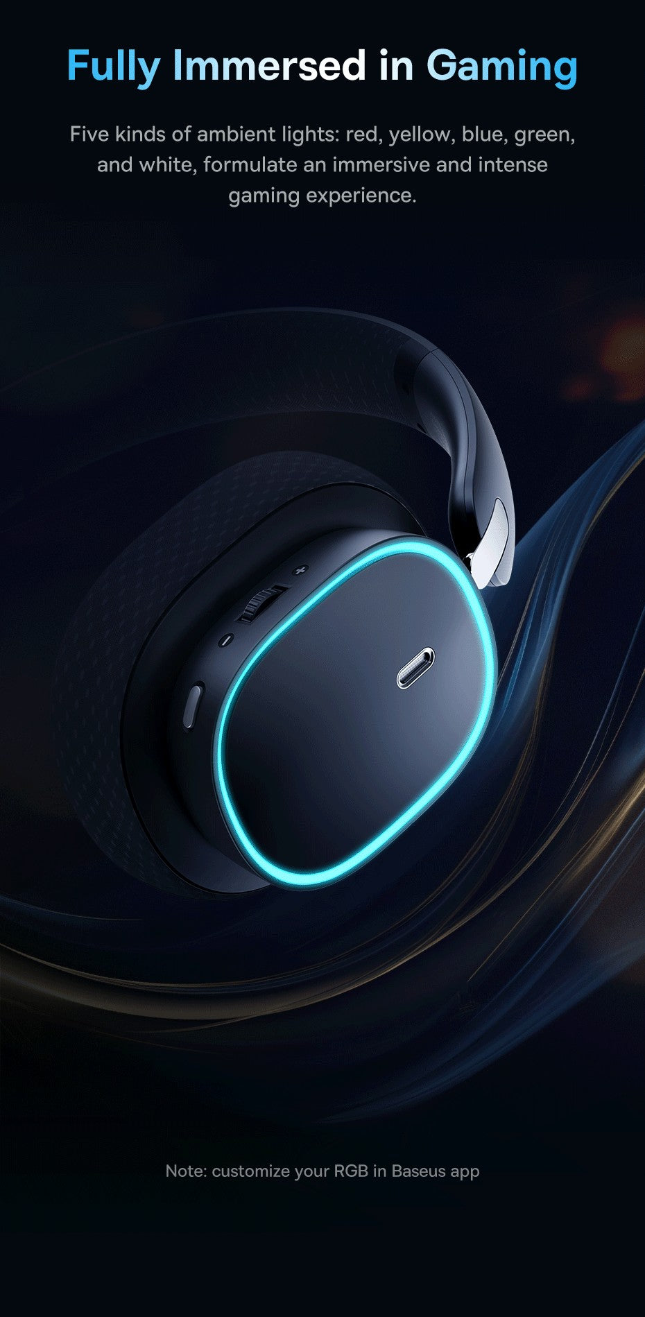 Headset Gamer Baseus AeQur GH02 Multimodo com Microfone