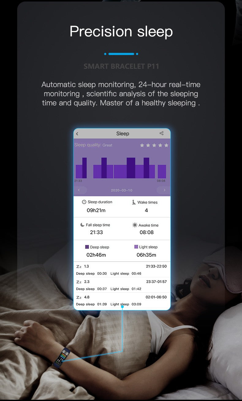 Smartband EFFEOKKI com Monitor ECG e PPG — imagem 19 de 19