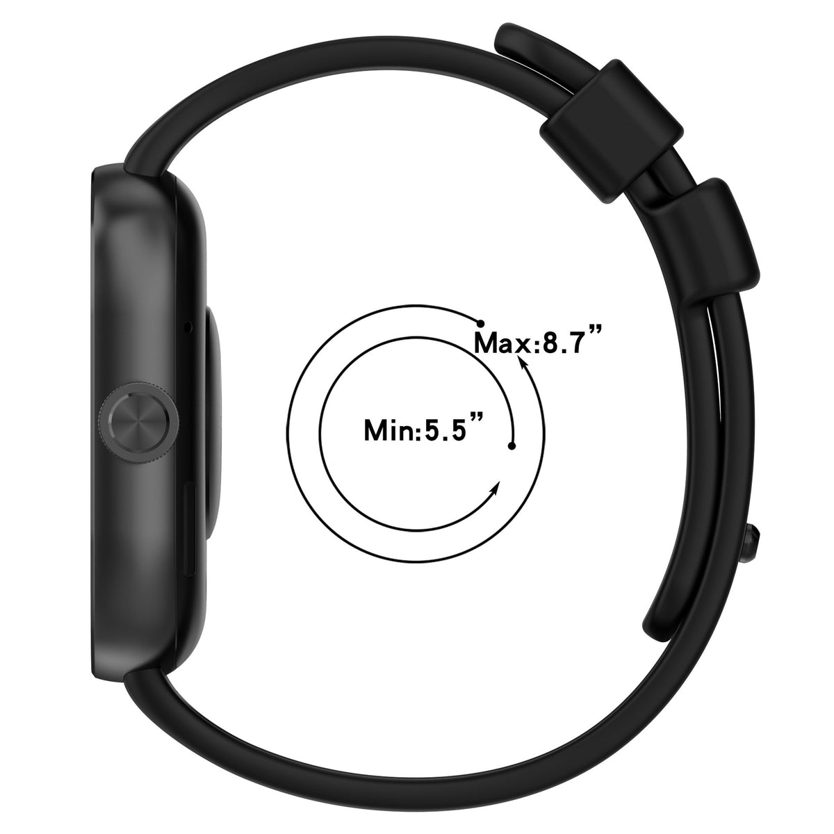 Pulseira CRESTED de Silicone para Xiaomi Mi Band e Redmi Watch — imagem 18 de 20