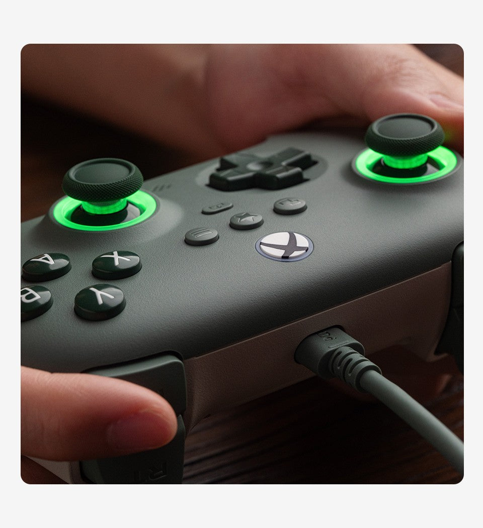 Controle 8BitDo Ultimate C com Fio para Xbox e PC com Hall e RGB — imagem 7 de 13