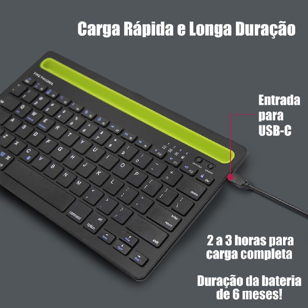 Kit Teclado e Mouse Sem Fio Bluetooth BK-808 Android e iOS — Hive
