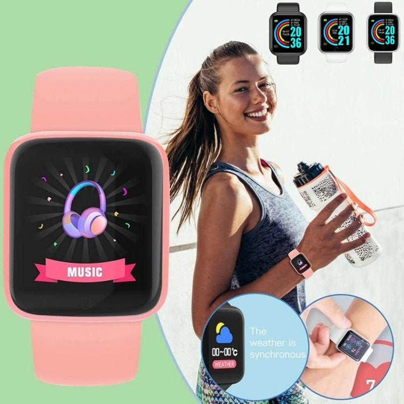 Smartwatch CHAOGENB 116 Plus / Y68 com Monitor Cardíaco e Pedômetro — imagem 1 de 11