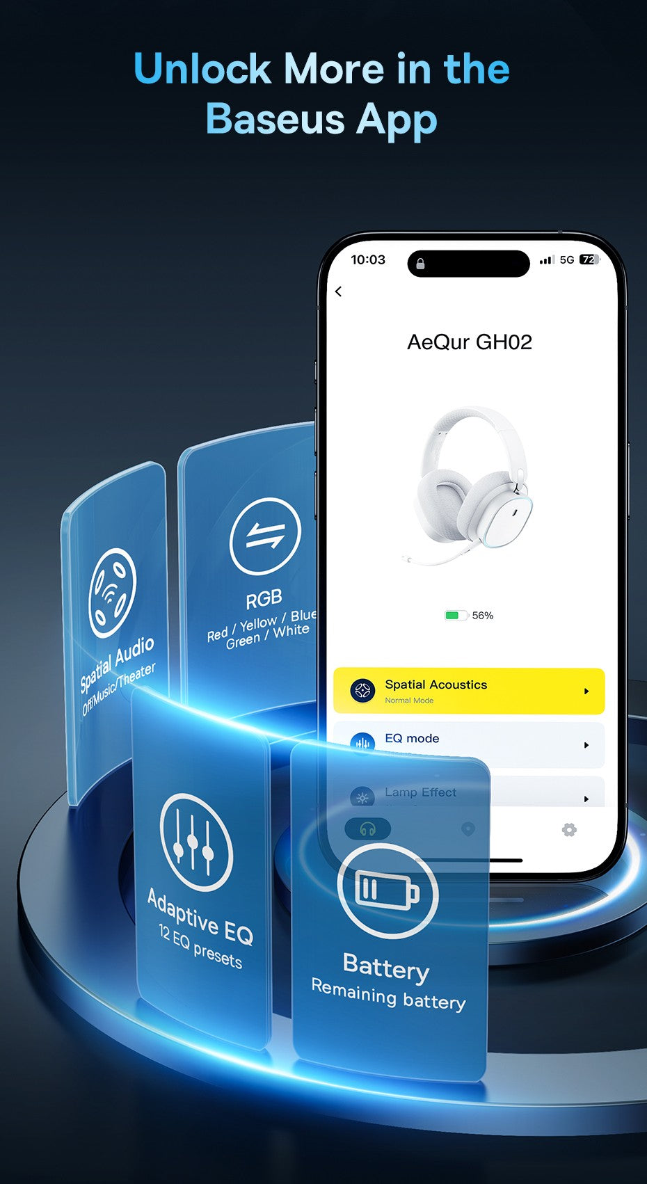 Headset Gamer Baseus AeQur GH02 Multimodo com Microfone