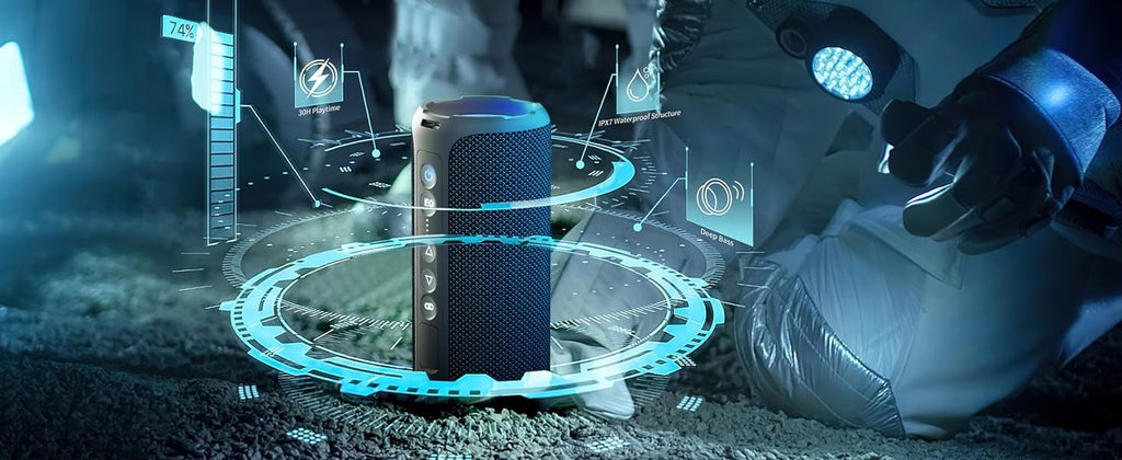 Caixa de Som Ortizan X8 Pro 40W Bluetooth 5.3 com TWS