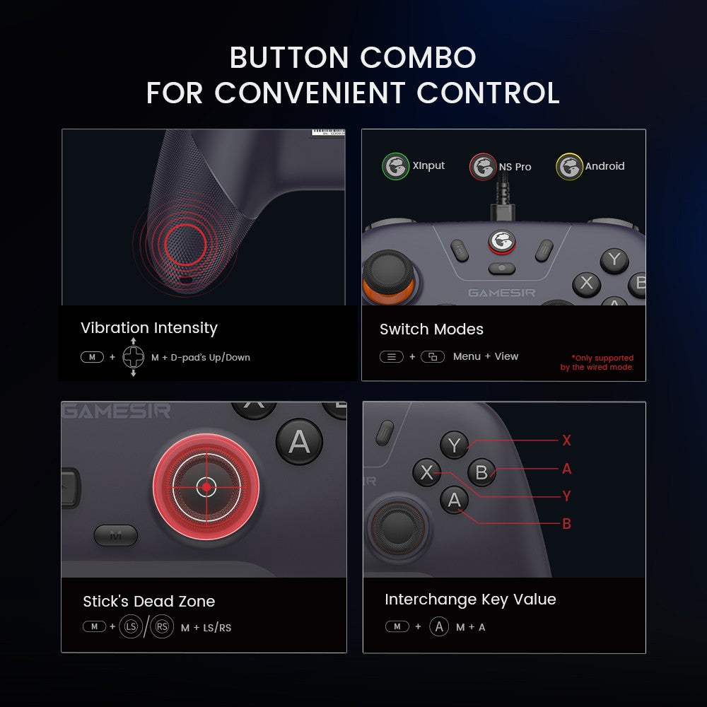 Controle GameSir Nova Lite Multimodo com Joysticks Hall — imagem 34 de 45
