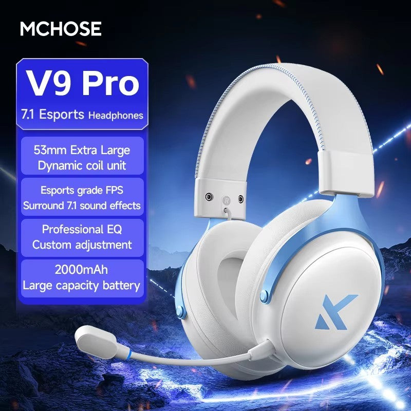 Headset Gamer MCHOSE V9 Pro 2 Sem Fio com Microfone — imagem 17 de 22