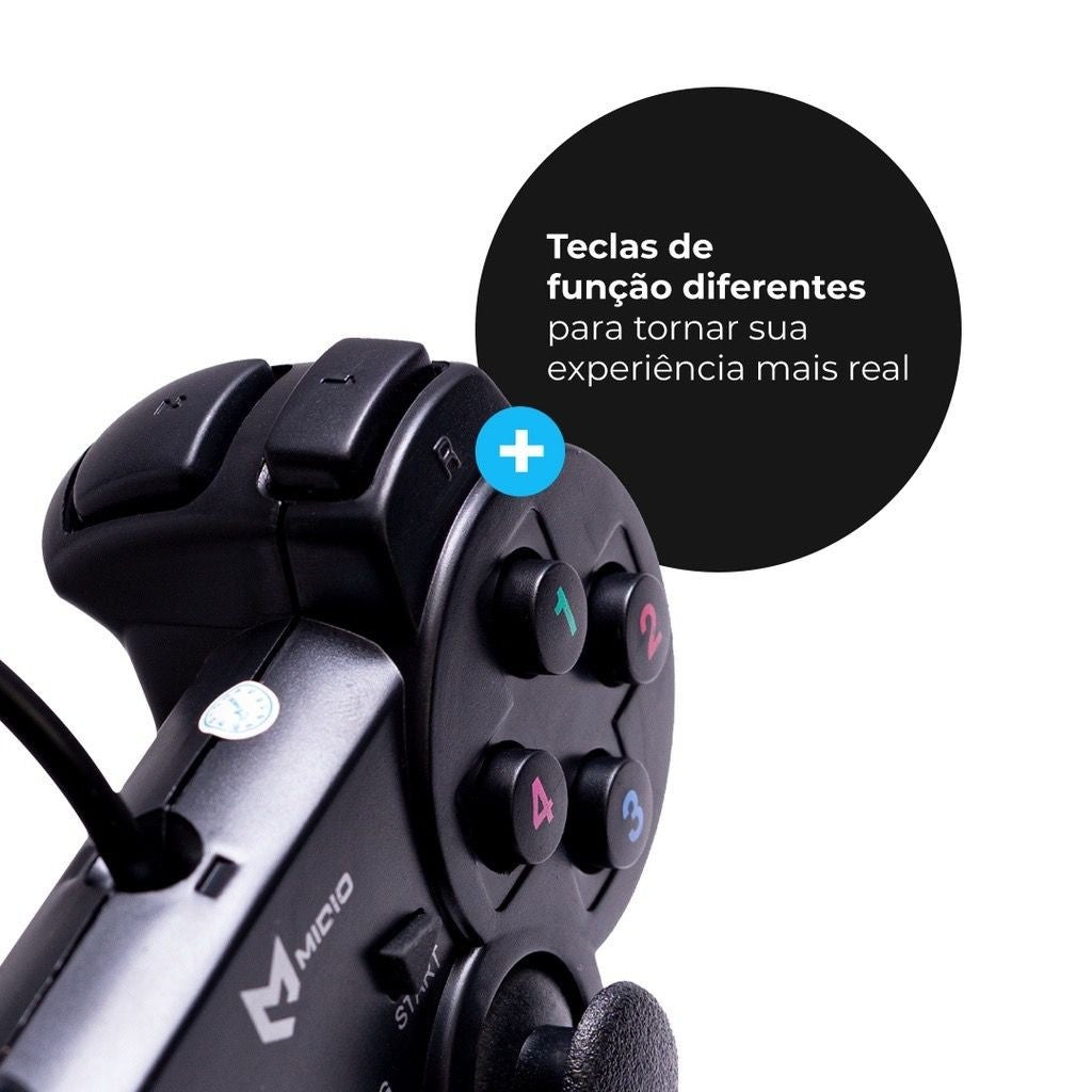 Controle Joystick USB para PC e Console — Precisão Gamer — Hive