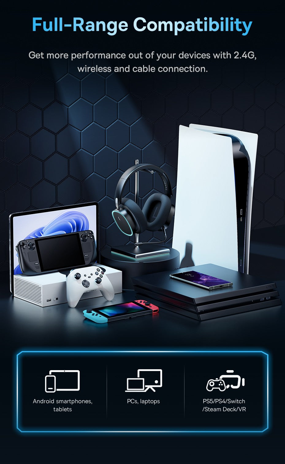Headset Gamer Baseus AeQur GH02 Multimodo com Microfone
