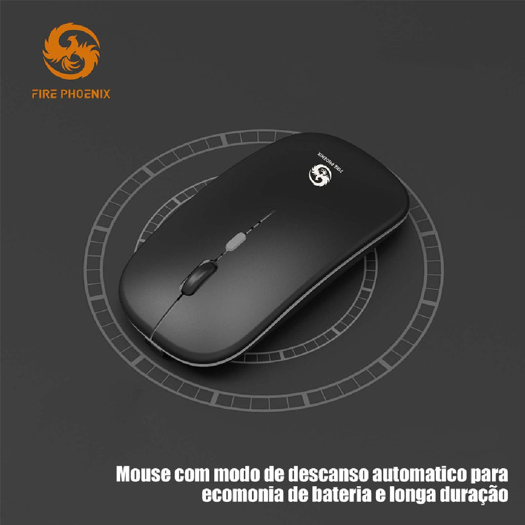 Kit Teclado e Mouse Sem Fio Bluetooth BK-808 Android e iOS — Hive
