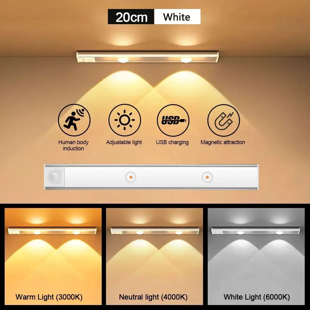 Luminária LED AmmToo para Armário com Sensor de Movimento — imagem 4 de 15