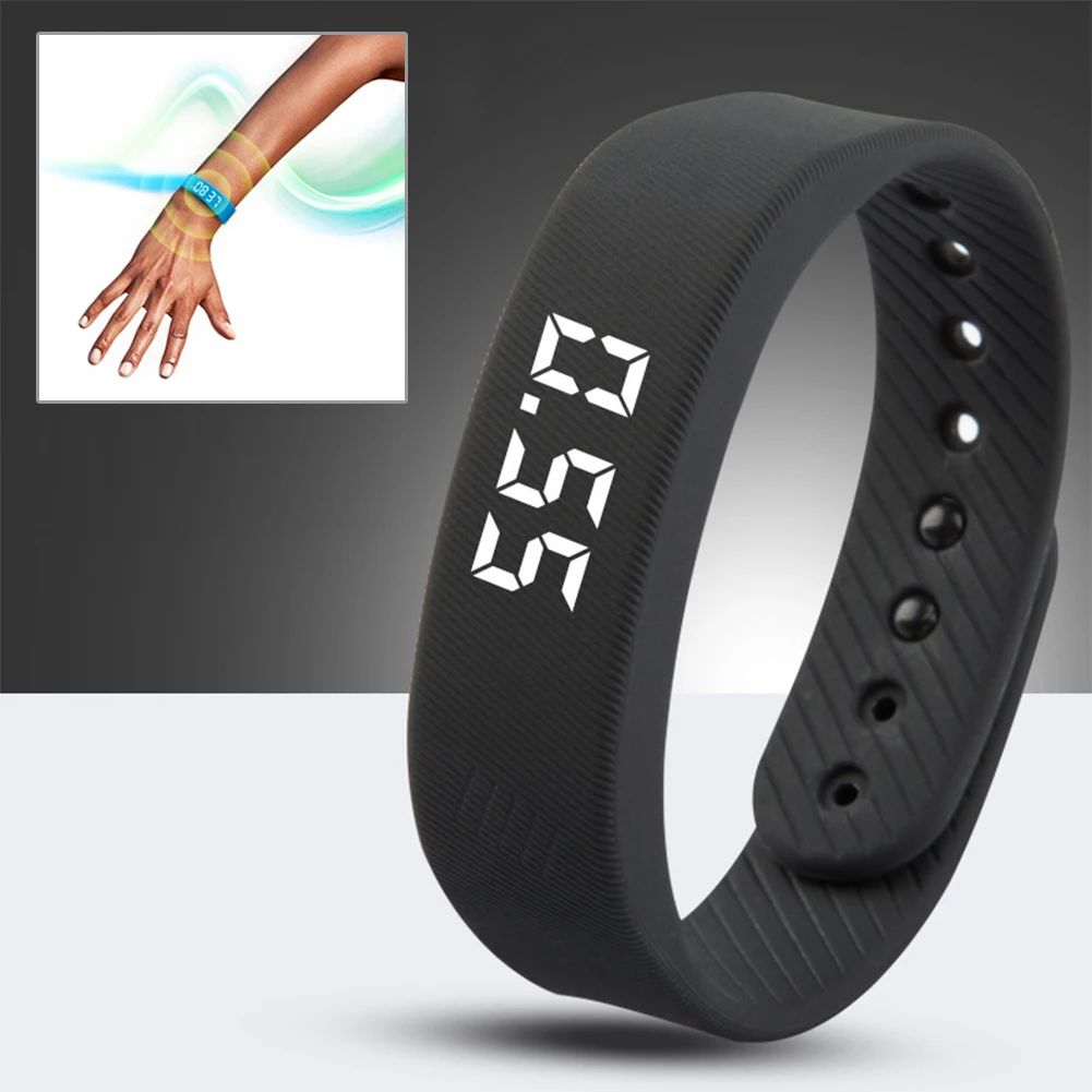 Pulseira Esportiva Digital com Pedômetro e Visor LED — imagem 3 de 13