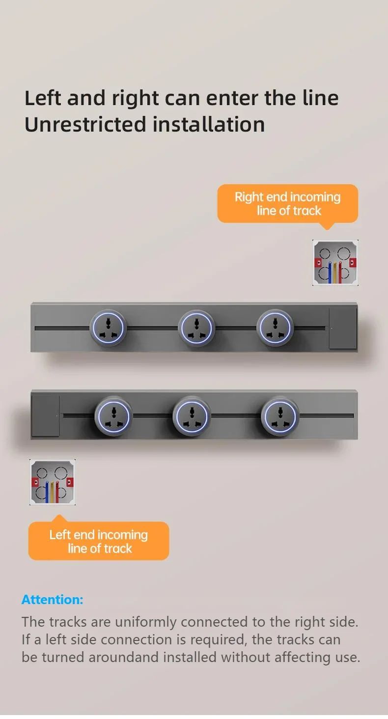 Tomada de Trilho Universal Modular de Parede com Interruptor — imagem 11 de 34