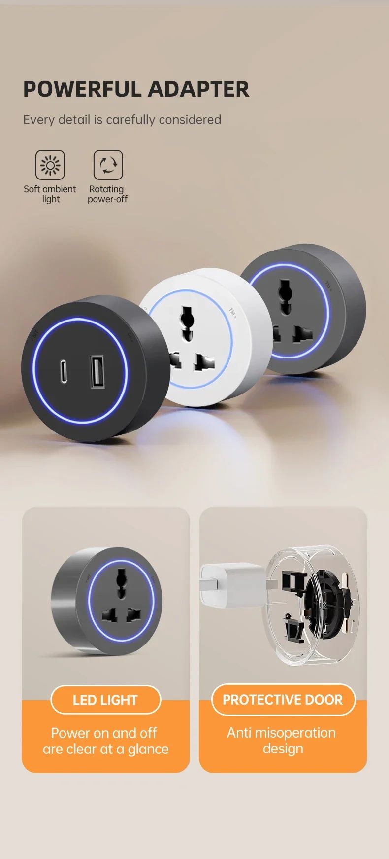 Tomada de Trilho Universal Modular de Parede com Interruptor — imagem 5 de 34