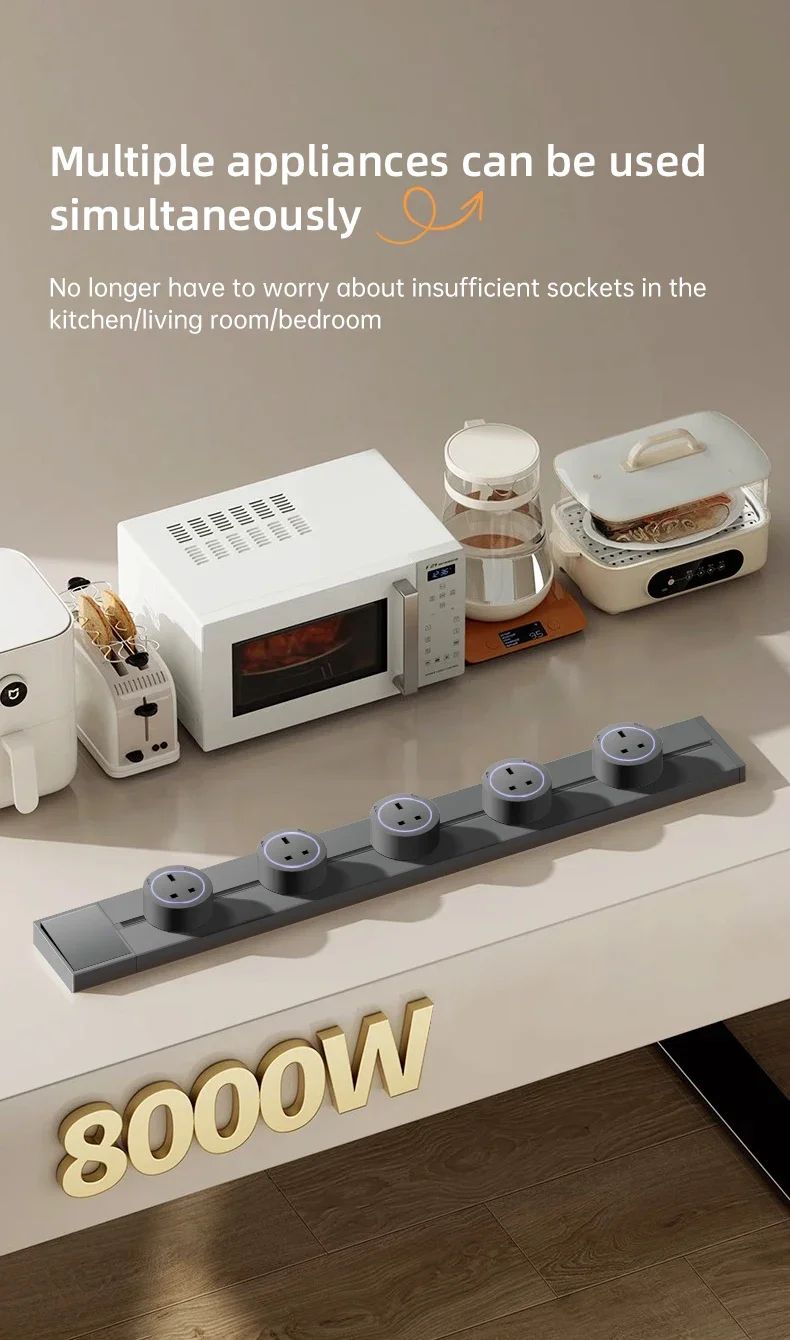 Tomada de Trilho Universal Modular de Parede com Interruptor — imagem 33 de 34