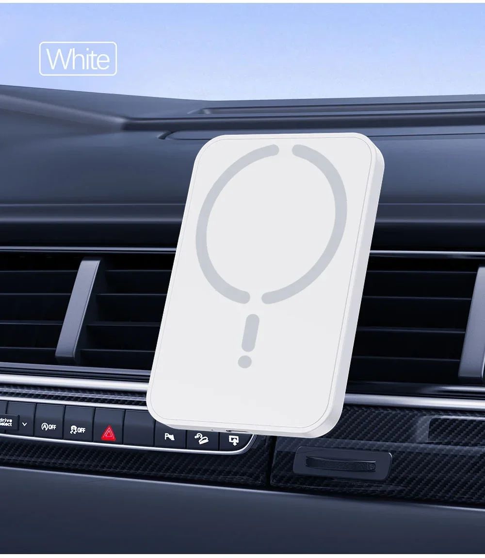 Carregador Veicular Magnético VIKEFON até 15W com Suporte 360° — imagem 3 de 9