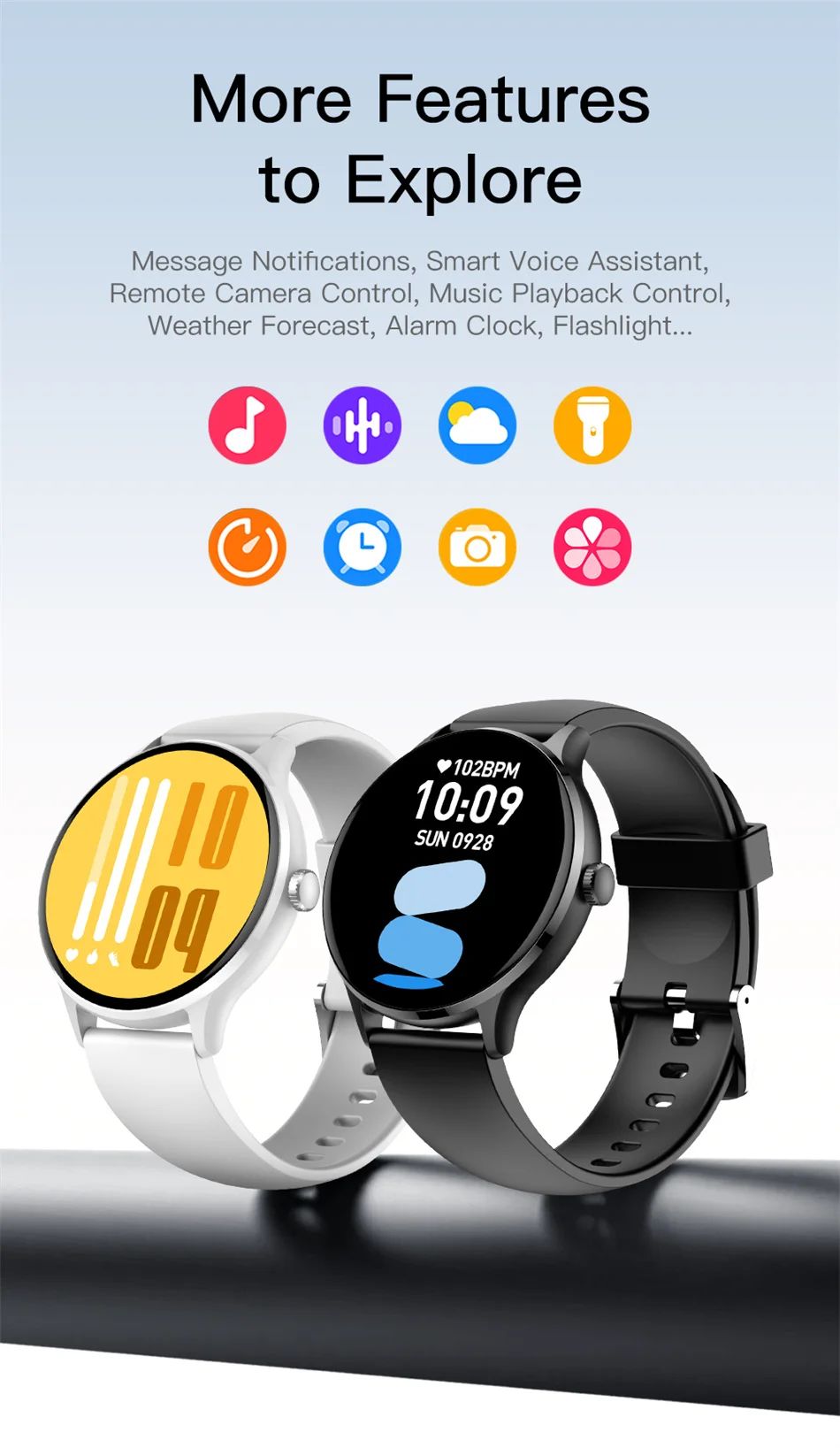 Smartwatch ChiBear com Chamadas Bluetooth e Tela HD 1,26" — imagem 13 de 22