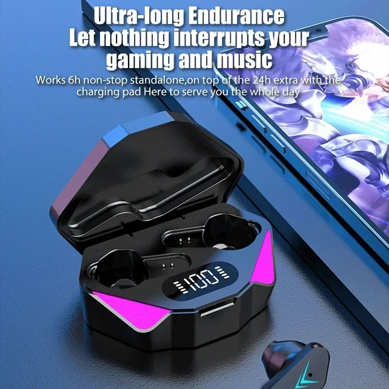 Fone Gamer Bluetooth AR X15 65ms Baixa Latência — Som Imersivo — Hive