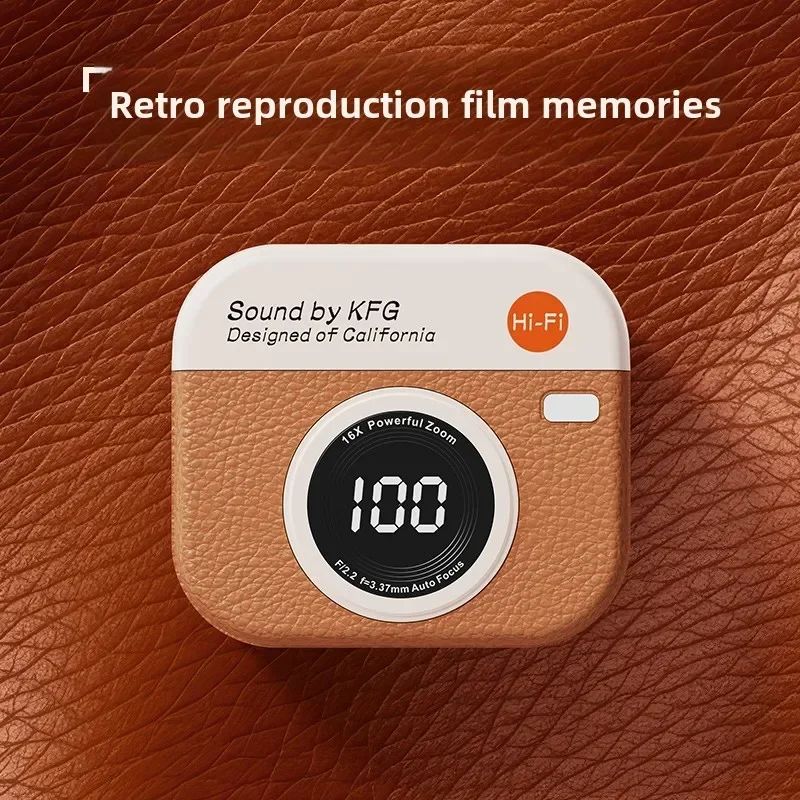 Fone Sem Fio TWS Retrô com Estojo de Carregamento e Visor LED — imagem 3 de 11