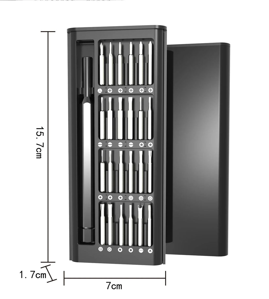 Kit de Chaves de Precisão VIKEFON 25 em 1 — 24 Pontas + Haste para Eletrônicos — imagem 6 de 12
