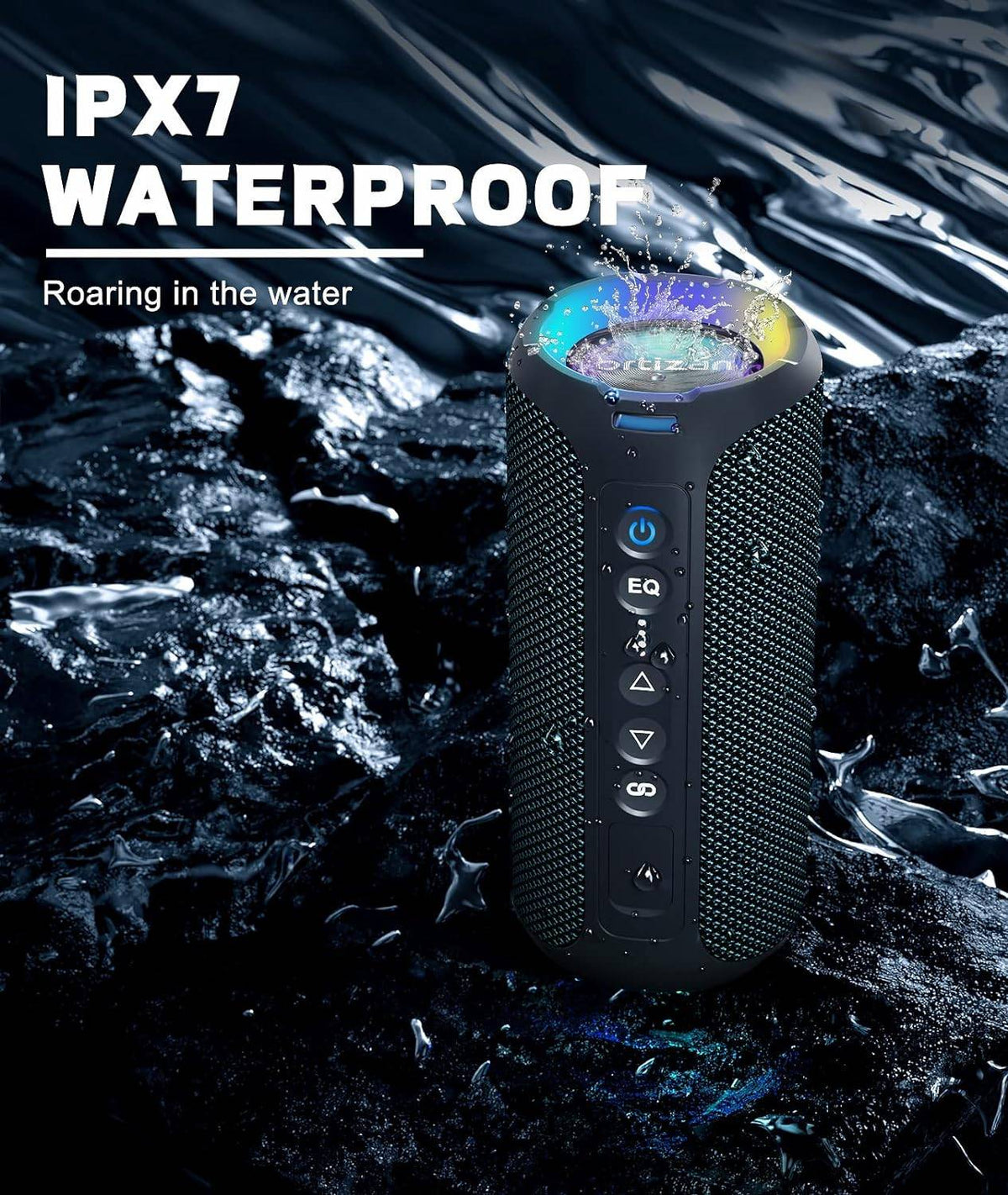 Caixa de Som Ortizan X8 Pro 40W Bluetooth 5.3 com TWS