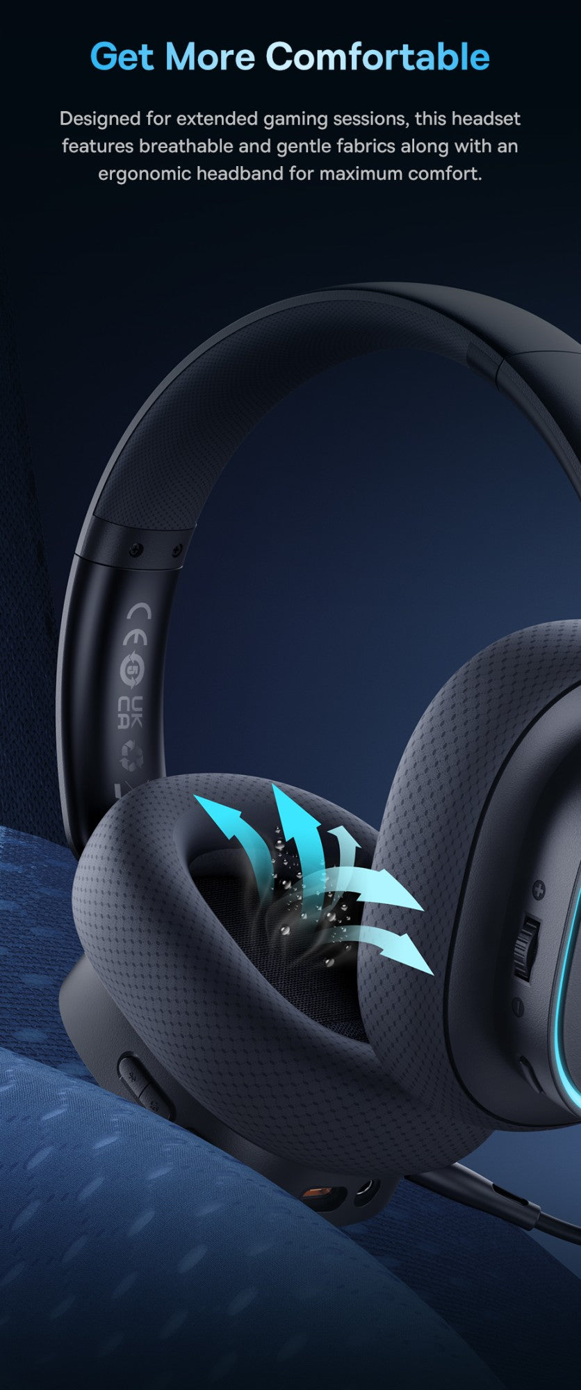 Headset Gamer Baseus AeQur GH02 Multimodo com Microfone