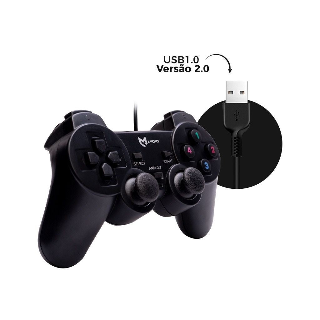 Controle Joystick USB para PC e Console — Precisão Gamer — Hive